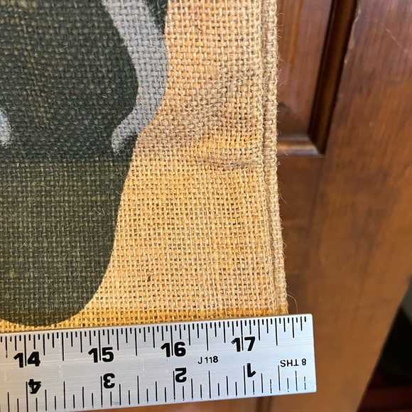 Kaf Home Durable Jute Market Tote Bag Flip Flops Beach Vacation Reusable EUC - Picture 3 of 11